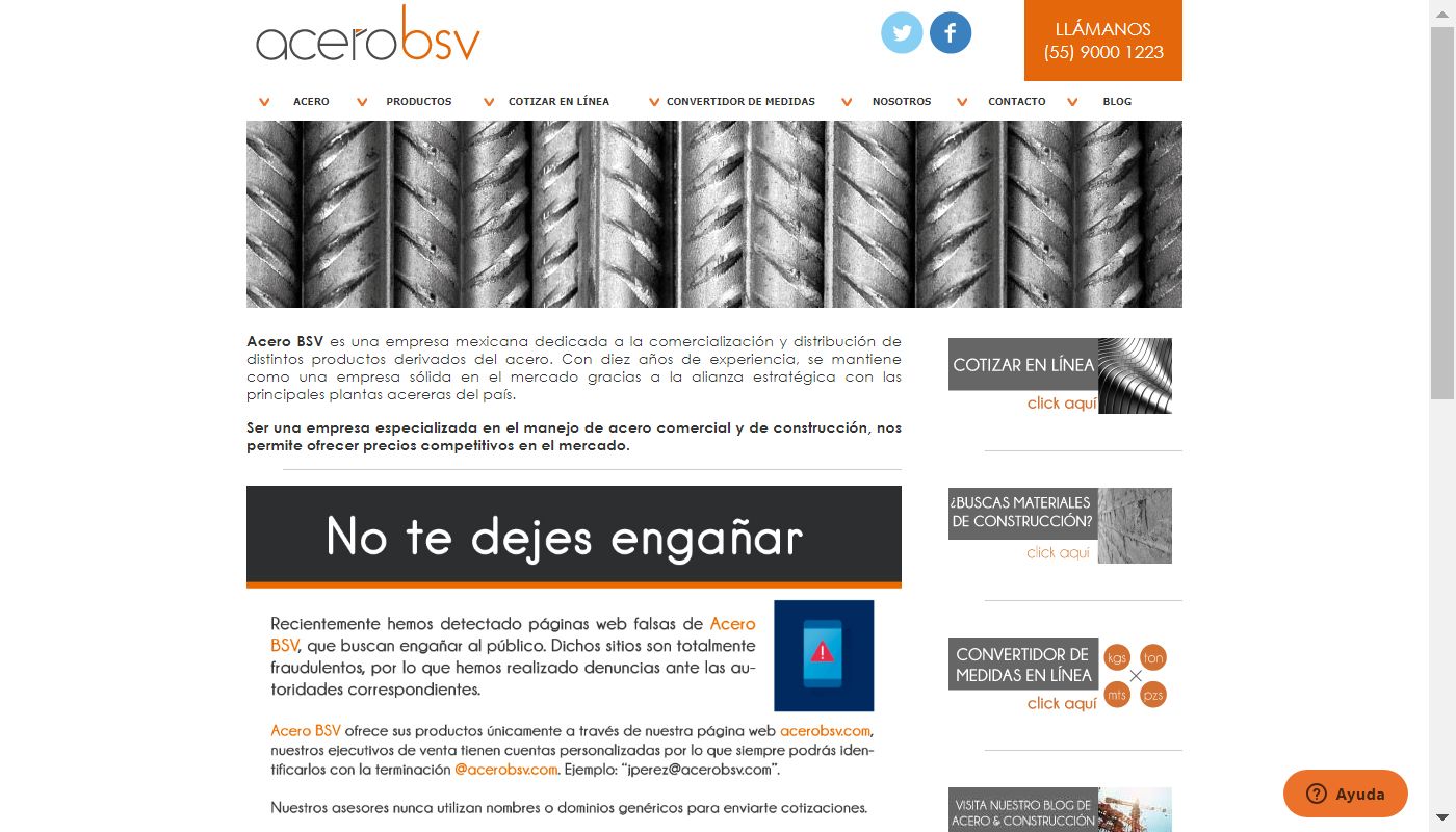 Screenshot de Acero BSV