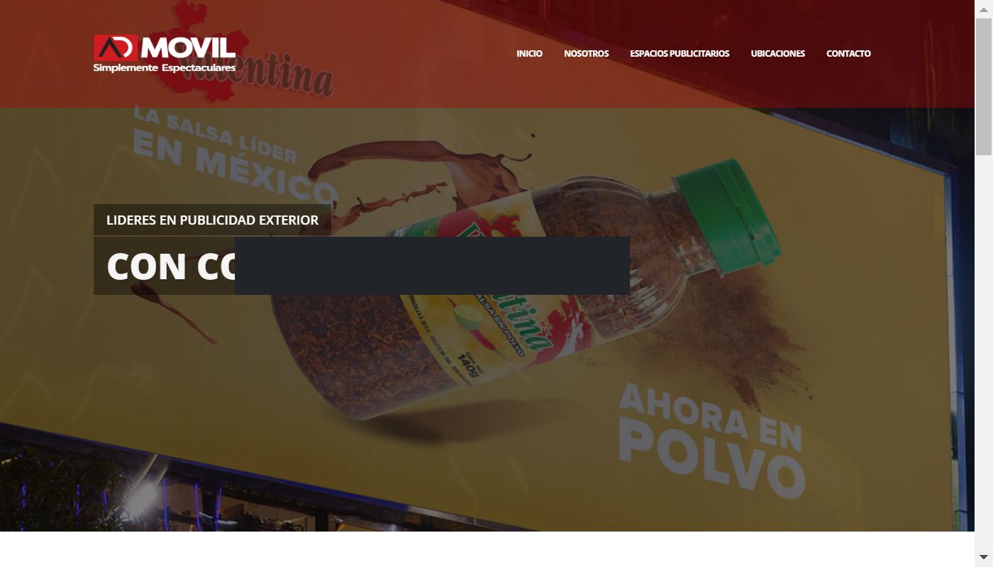 Screenshot de Admóvil Publicidad