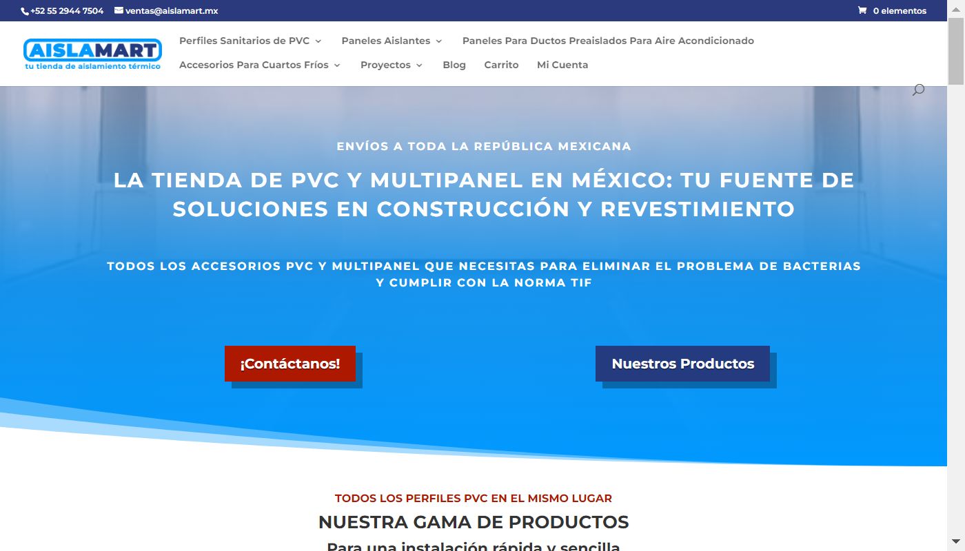 Screenshot de AislaMart de México