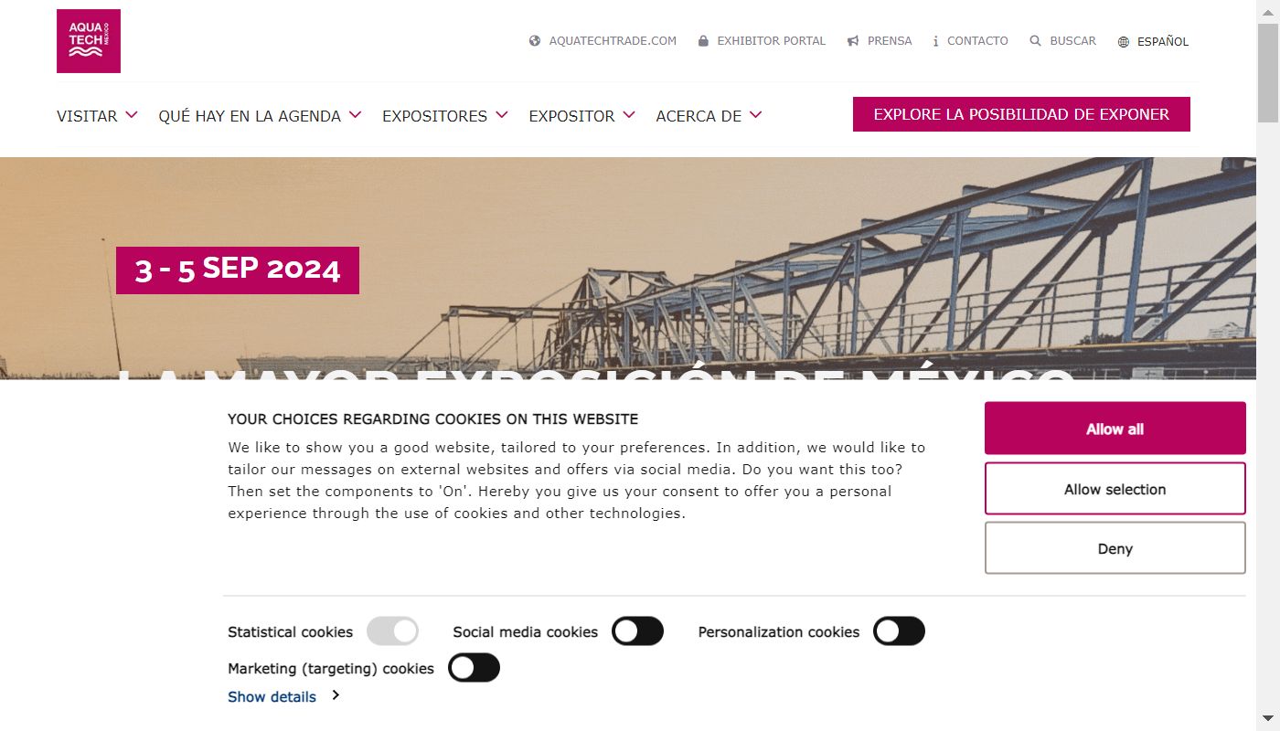 Screenshot de Aquatech México 2023