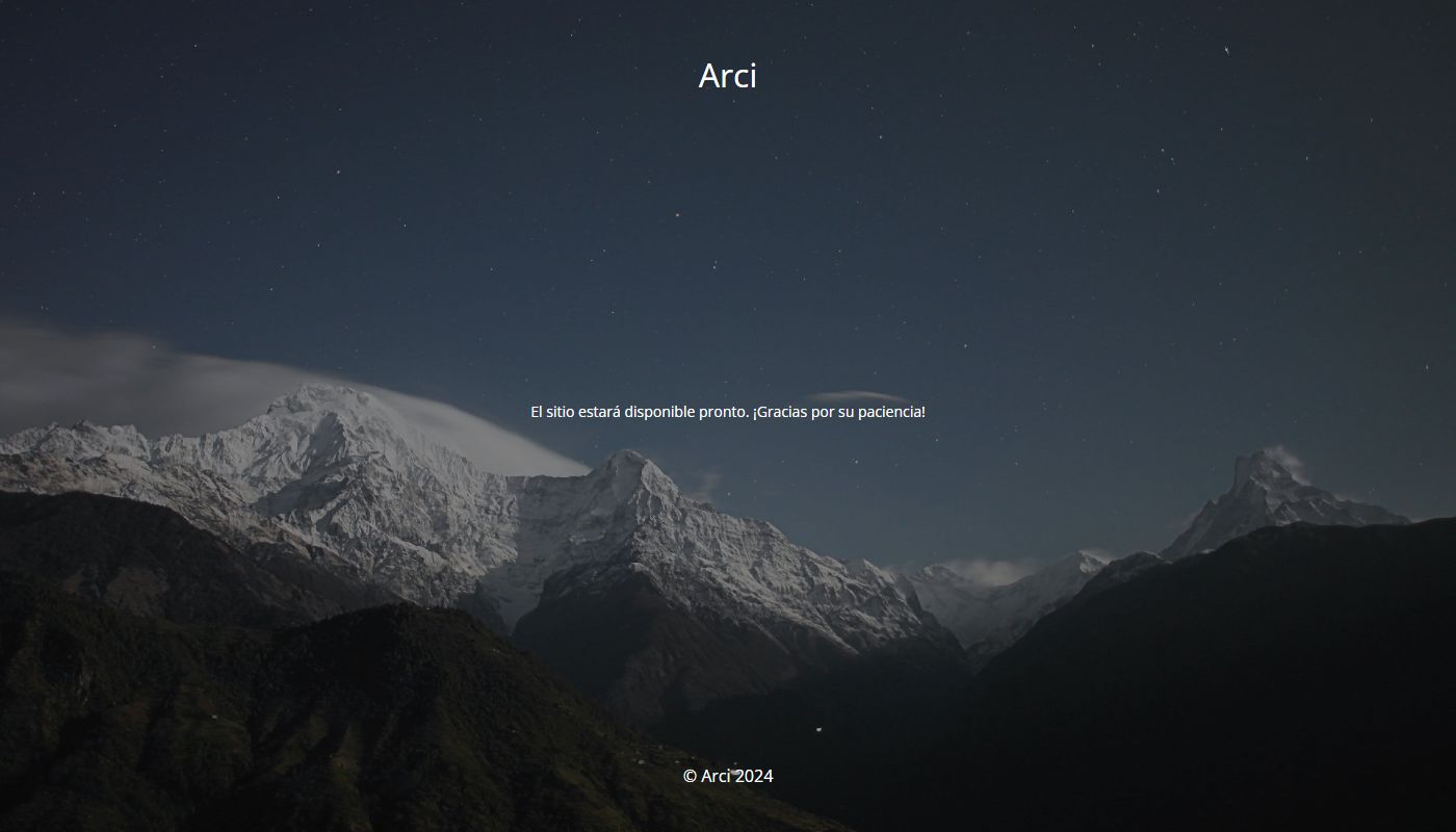 Screenshot de AR Comunicación Integral