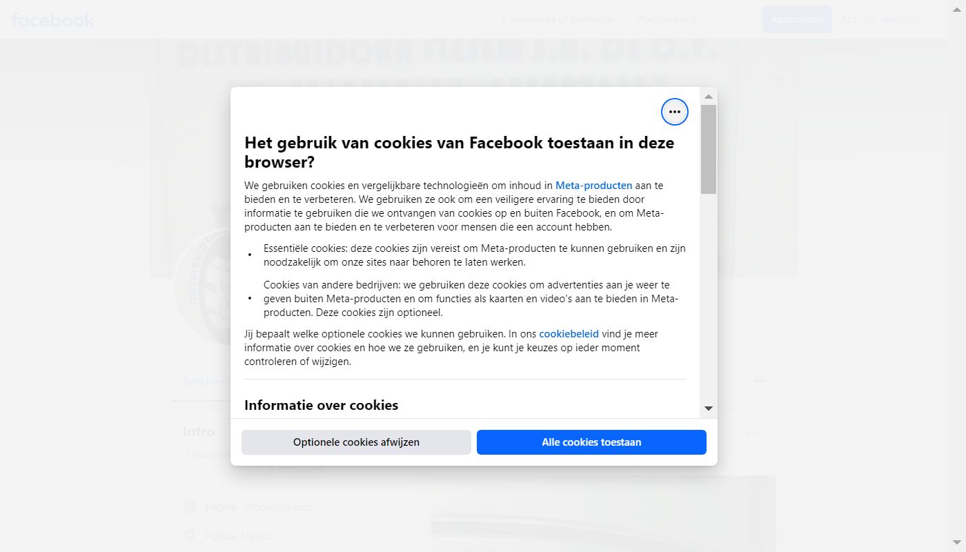 Screenshot de Distribuidora Flesem