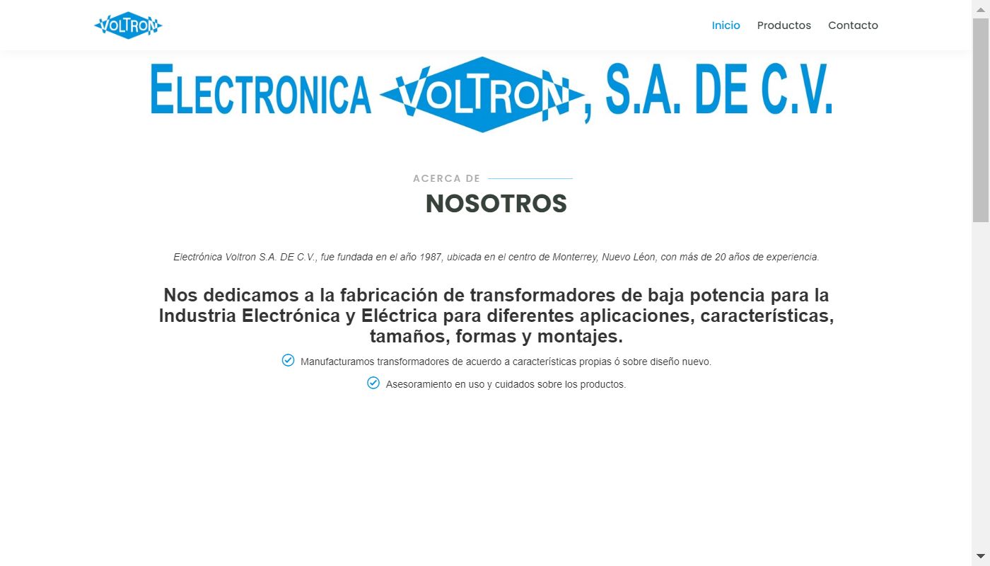 Screenshot de Electrónica Voltron