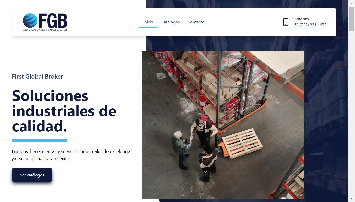 Screenshot de FGB México