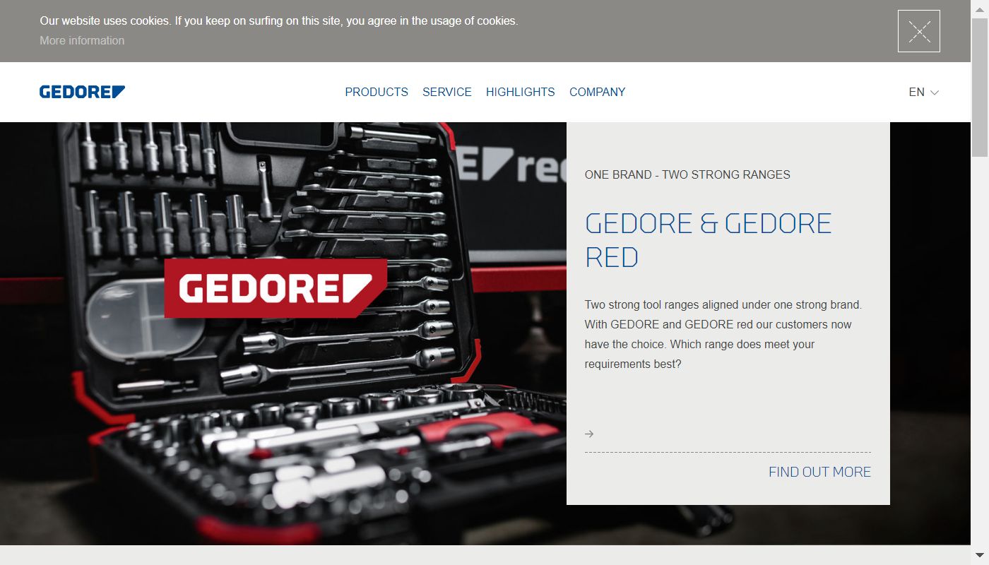 Screenshot de Gedore Tools