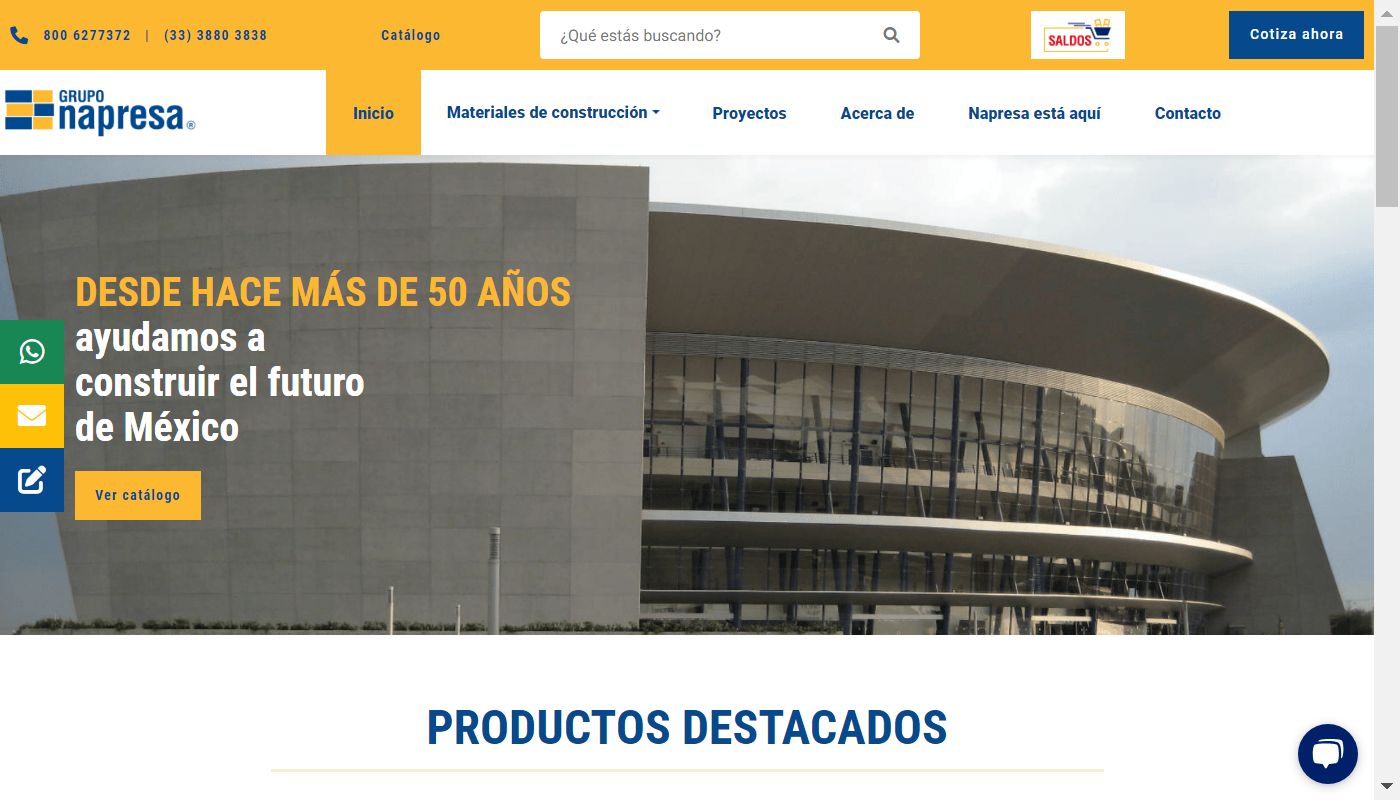 Screenshot de Grupo Napresa