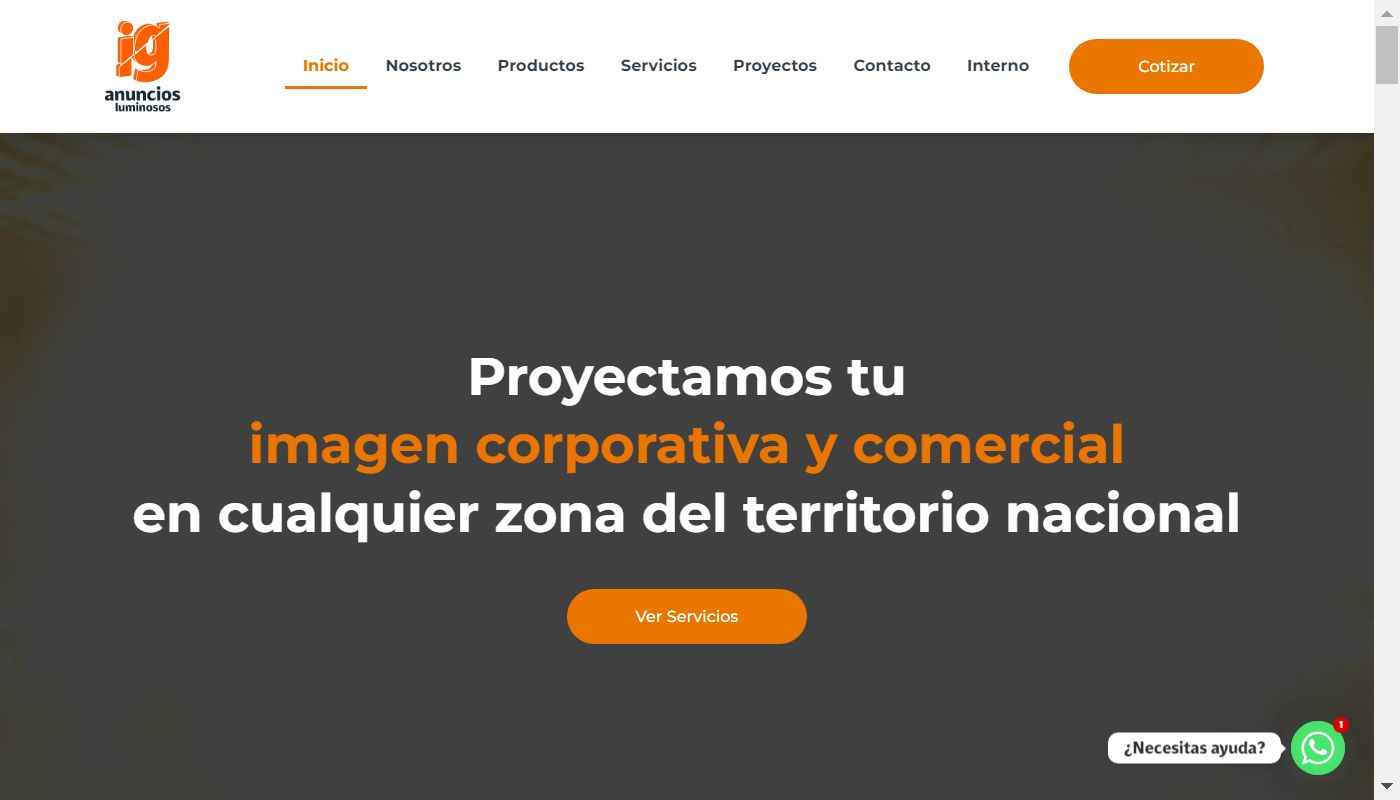 Screenshot de IG Anuncios
