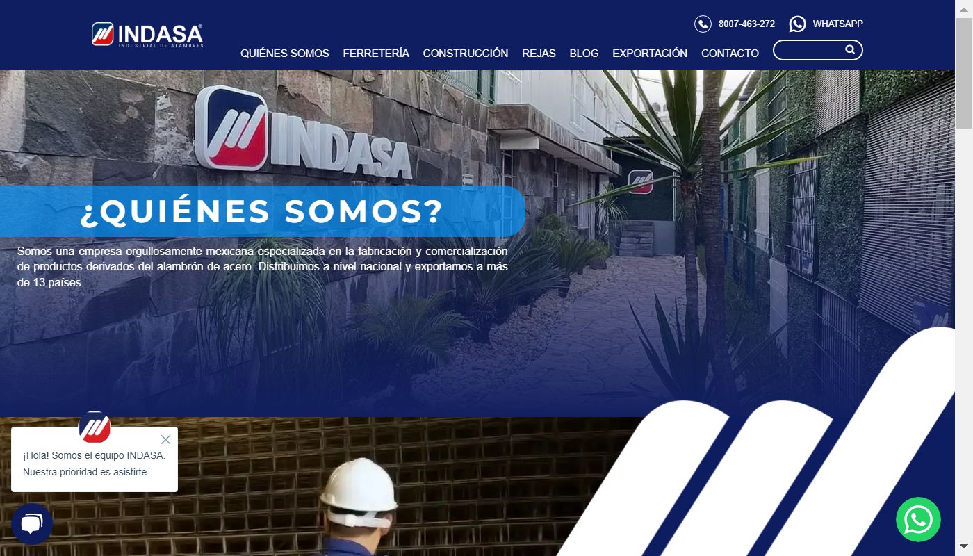 Screenshot de Industrial de Alambres