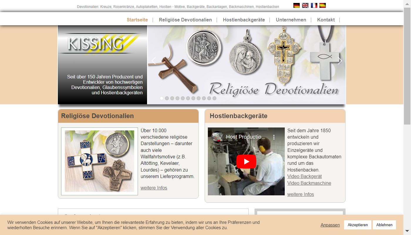 Screenshot de Kissing GmbH