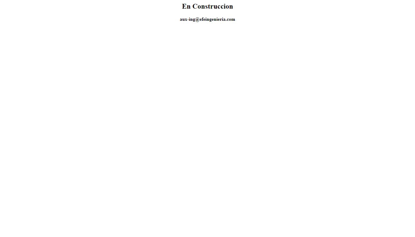 Screenshot de MEF Sistemas de Transportación y Proyectos