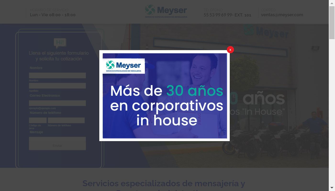 Screenshot de Meyser Distribución