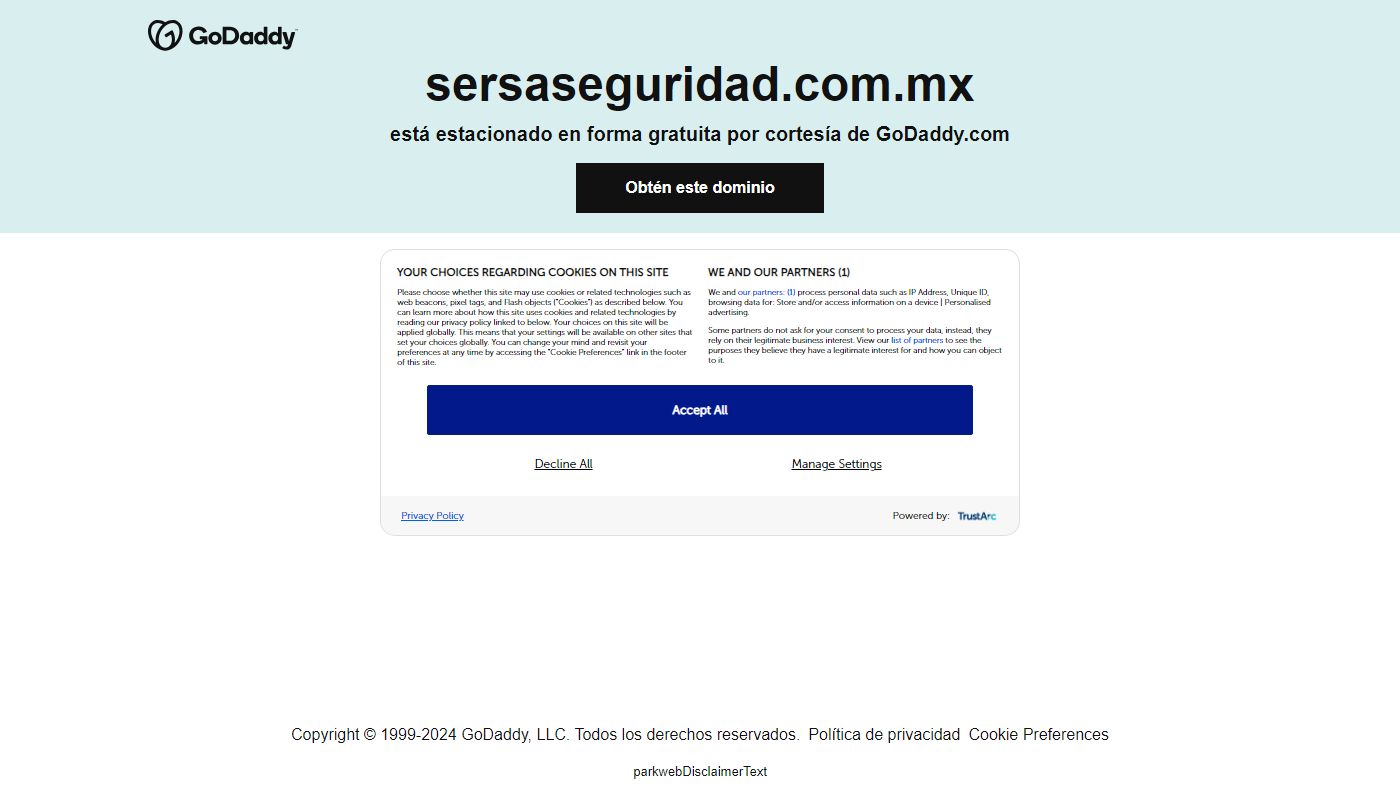 Screenshot de Servicios Especializados en Resguardo Seguridad Privada